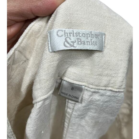 Christopher And Banks Women’s Linen Skirt / Size-8 - Picture 6 of 7